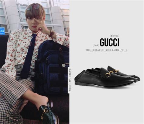 gucci taehyung shoes|bts v Gucci shirt.